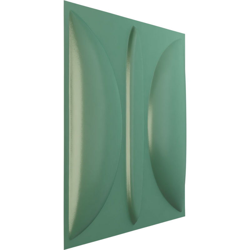 Panneau mural 3D décoratif Saturn EnduraWall, Brume de mer métallique nacrée universelle