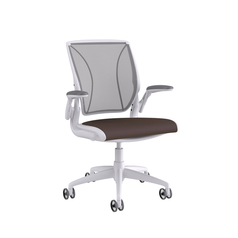 Mesh Task Chair, Catena/Cornflower, Pinstripe/Silver, White