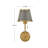 Clarke One Light Medium Wall Sconce with On/Off Pull Chain-88410808