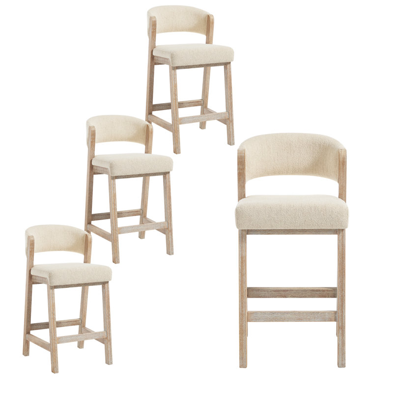 Tabouret de comptoir Albia, Blanchies