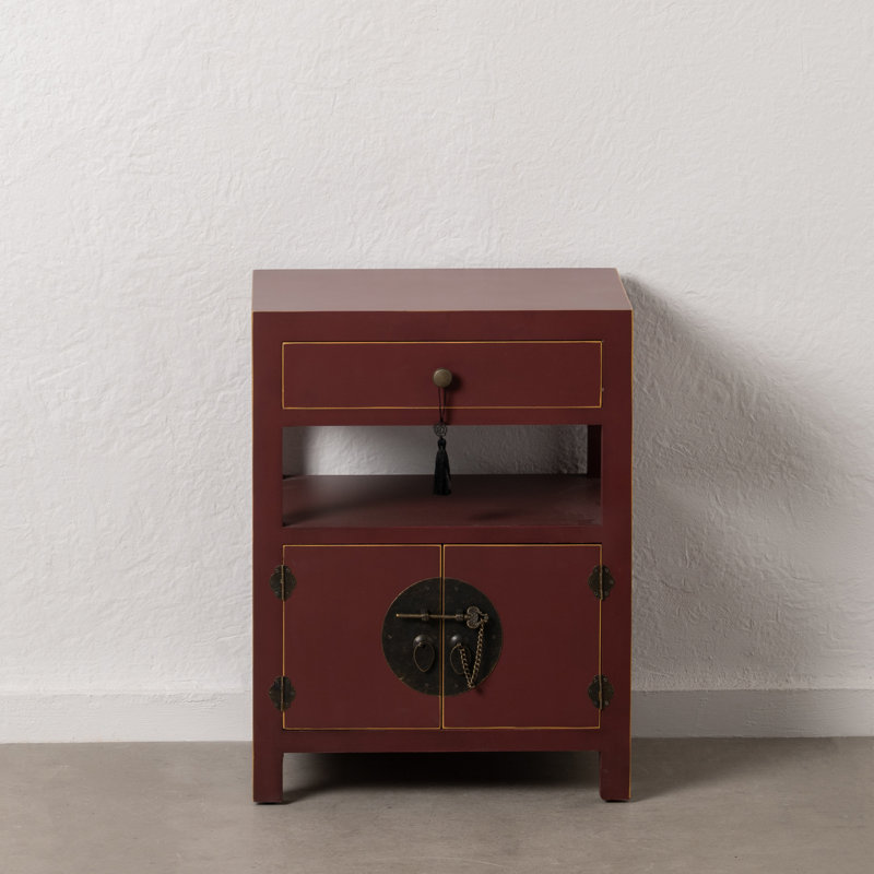 Bobbetta 50cm W Bedside Table, Tile