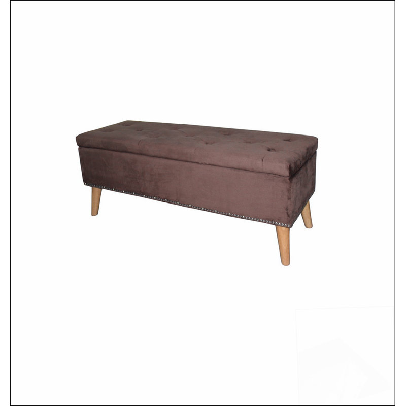 17" Tall Storage Bench, Simple design, comfortable and durable, multi-functional bench