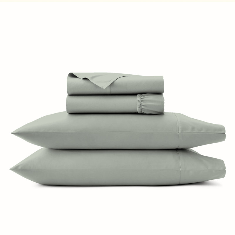 1000TC Ultra-Soft & Silky Luxury Egyptian Cotton Sheet Set - Sleep by Wayfair™, Light Green