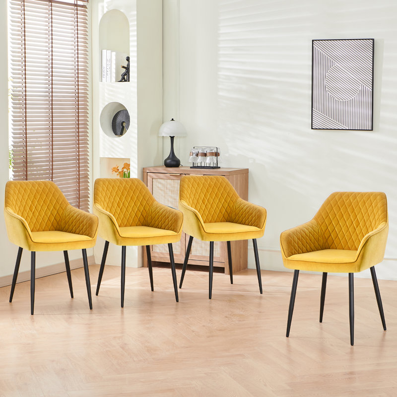 Sexton Upholstered Dining Chair, Teal, 4