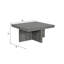 Ensemble de 5 tables basses grises 5 pièces-985673713-985673716