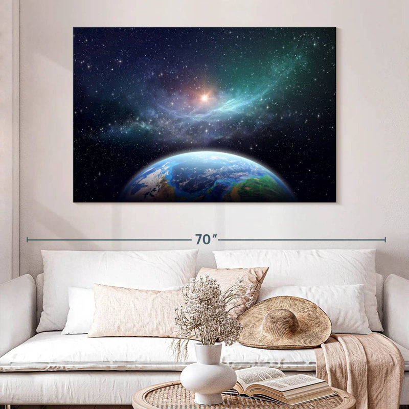 Oberle Exoplanet, 34" H x 51" W