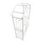Arche de jardin en aluminium avec barrière-114351244