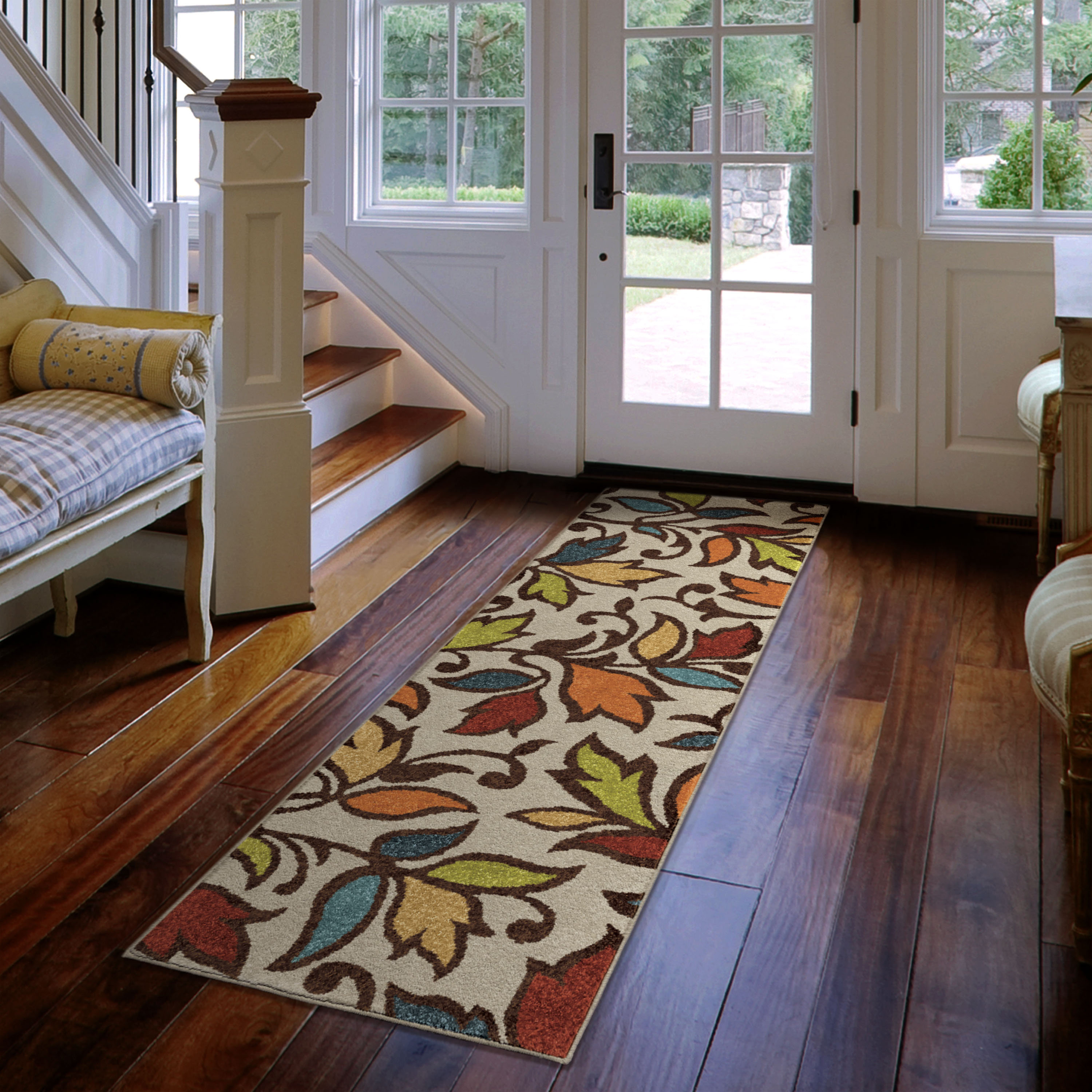 Winston Porter Kailee Floral Beige Area Rug & Reviews | Wayfair