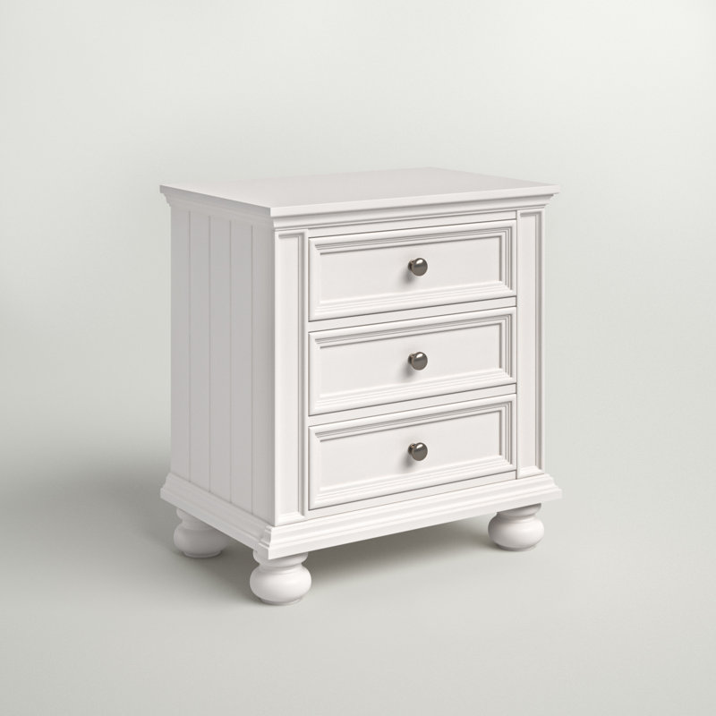 Patillo 26'' W Nightstand, White