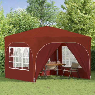 vidaXL Pop-up Party Tent 210D Oxford with Silver Coating Event Canopy Outdoor