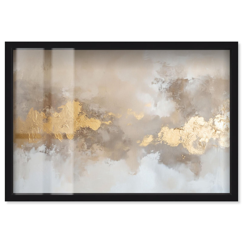 Décoration murale bohème Soft Shimmer II par Art Remedy, cadre noir, 30 x 20, Cadre noir, H 21 po x l 31 po