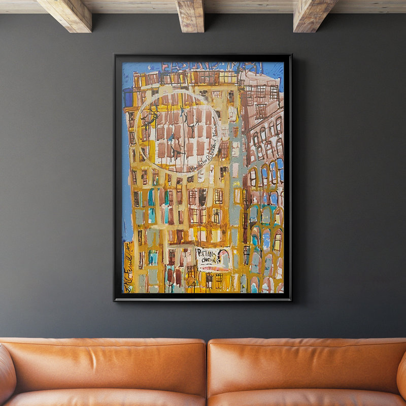 Bandaloo II, reproduction encadrée de qualité supérieure - prête à être accrochée, Noir, H 30,5 po x l 22,5 po x P 1 po