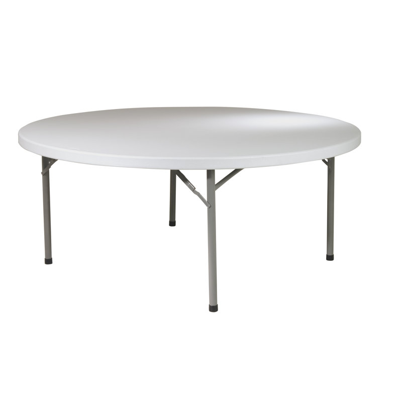 Table pliante circulaire en plastique Hathcock