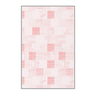 Antibacterial Woven Carpet (3D Digital Print) 4.0 x 5.9 Feet, 100% Polyester, Pile Height: 0.3 Inches | PVC Felt Dot Non-Slip Underside, Machine Washable, Perfect for Living Room & Bedroom Decor