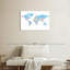 Carte du monde des pays pastel-792042714
