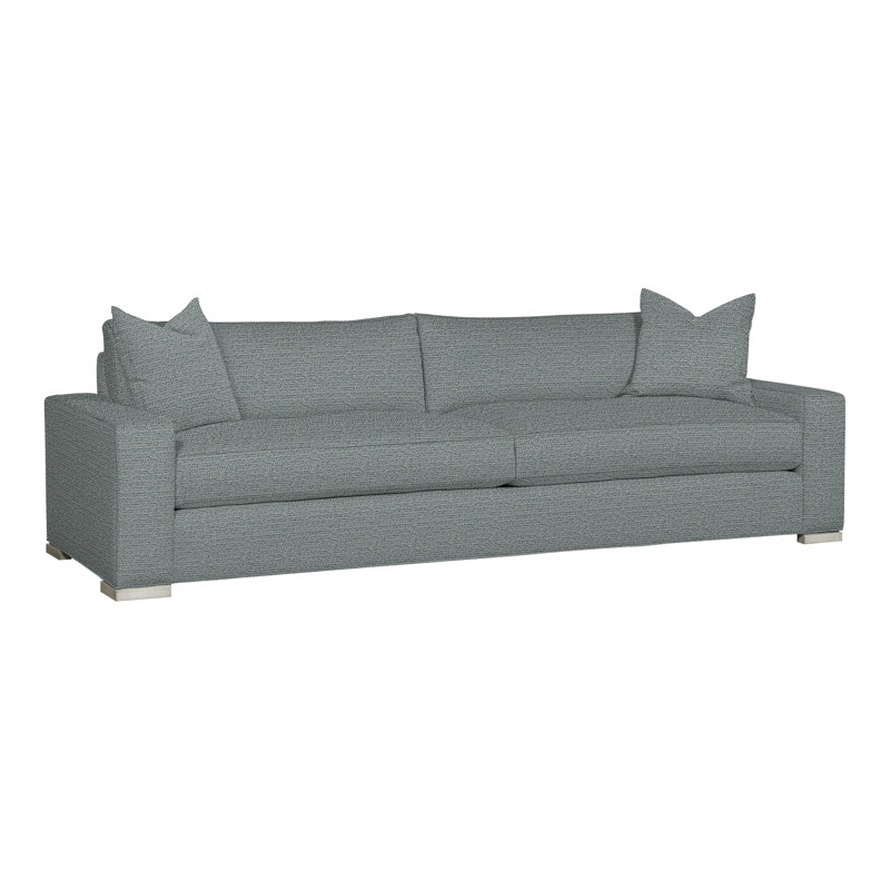 Paxton 109" Two Seat Extended Sofa, Tuck Cobalt, Wrenn