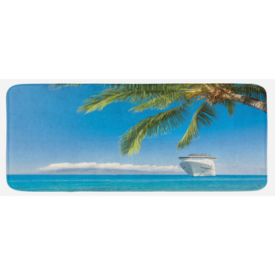 Tapis de cuisine nautique