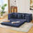 [NEW ARRIVED] [VIDEO PROVIDED]82.25" Convertible Sofa Bed-1142438725