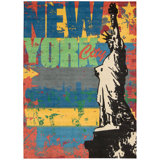 Surface multicolore tapis Manny