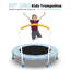 Mini trampoline 36 "pour enfants de 1 à 6 ans, transat intérieur pour tout-petits avec poignée de sécurité - Équipement d'exercice amusant