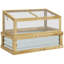 Lit de jardin surélevé avec serre en polycarbonate Outsunny