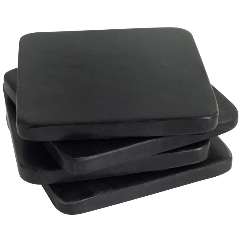 Marble Square 4 Piece Coaster Set