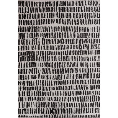 Tapis contemporain à motifs abstraits rectangulaires