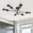 Kharma Steel Semi-Flush Mount