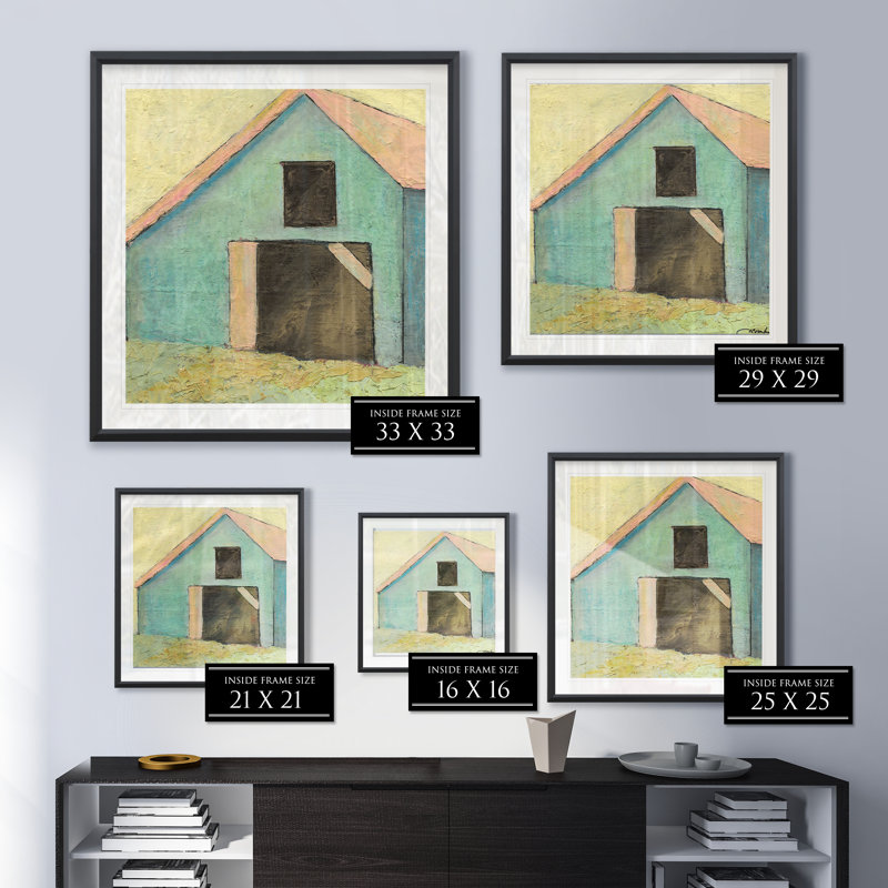 Barn VI - reproduction de cadre photo, H 30,5 po x l 30,5 po x P 1,5 po