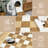 Washable Rug Non Slip Modern Checkered Plaid Hallway Living Room Rug with Rubber Backing Carpet for Kitchen Laundry Entryway-761538202-761538210