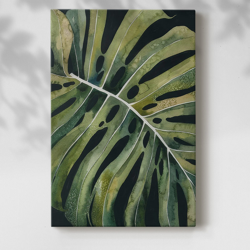 Nosturnal Monstera I, H 60 po x l 40 po