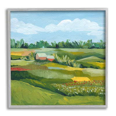" Vast Meadow Countryside Farmland " by Grace Popp