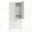 Armoire penderie à 2 tiroirs en métal