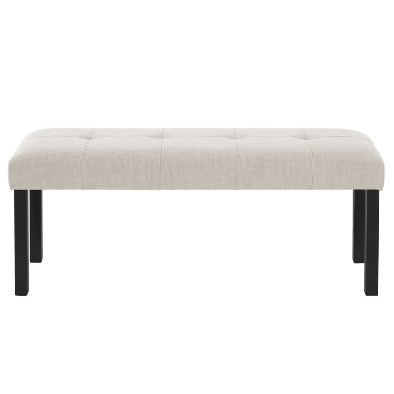 Banc de salle à manger rembourré Modern, Beige