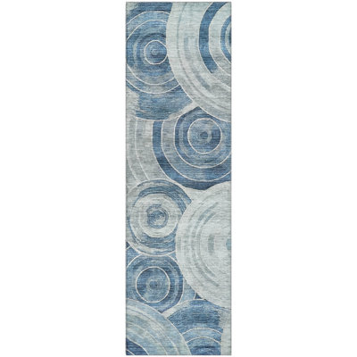 Premium Machine Washable Lubbers AMF1750 Geometric Rug