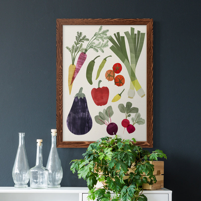 «Garden Offrant I», reproduction d'art sur toile, H 20 po x l 24 po x P 1 po, Cadre en érable