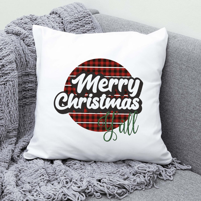 Christmas-01_1 Reversible Throw Pillow, 18" x 18"