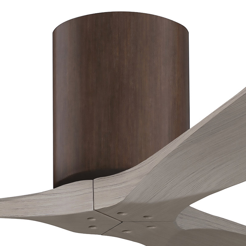 Ventilateur de plafond à 3 pales Olivier, Noyer, Ton bois de frêne gris, 42"