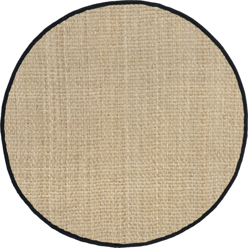Tapis intérieur / extérieur beige Galiana, Rond 6 pi