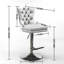 Tabourets de bar réglables en velours noir - confortables pour la maison et la cuisine (de 2 avec siège-1485603417-1485603419