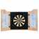 Guinness Line Art Pint Trademark Global Bristle Dartboard And Cabinet Set (Darts Included)