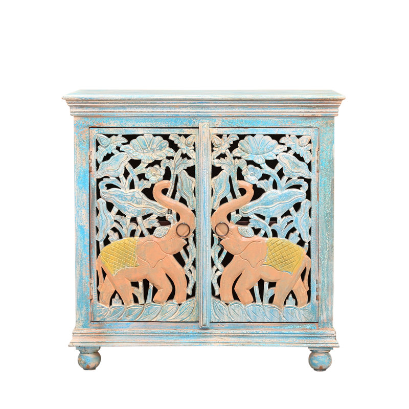 90cm Solid Wood Sideboard