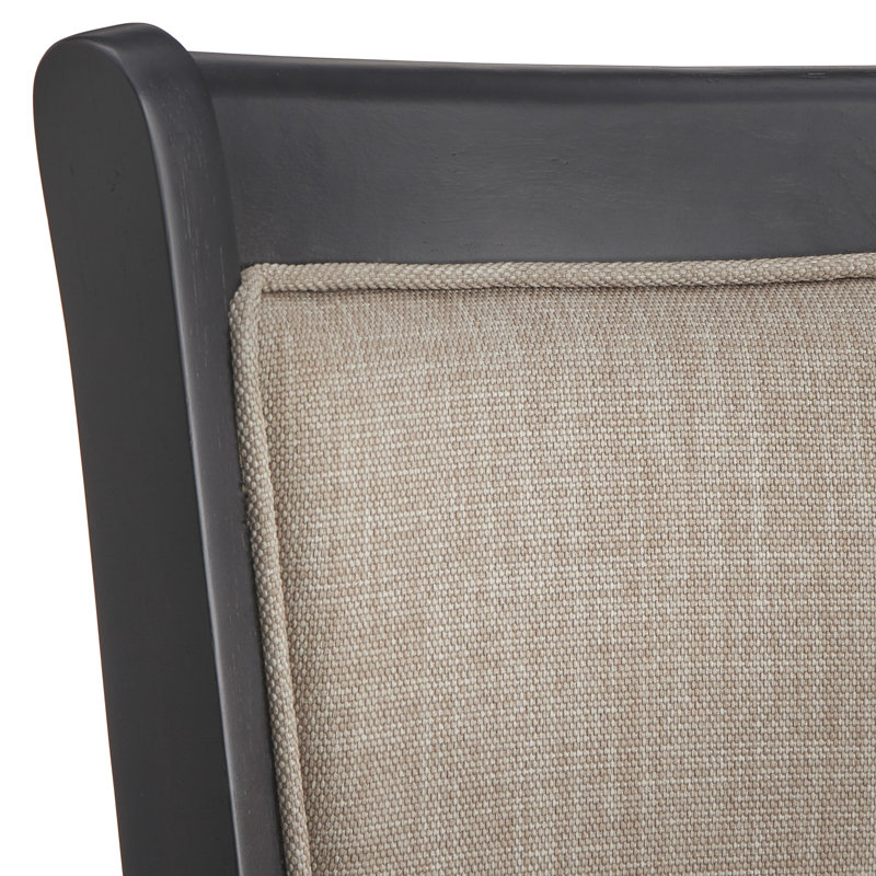 Tabouret pivotant Amelia, Tabouret de bar (siège d'une hauteur de 30 po), Noir mat