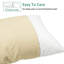 Taies d'oreiller de lit, 1800 taies d'oreiller en microfibre brossée avec fermeture à enveloppe - NTBAY-845702535-858366369