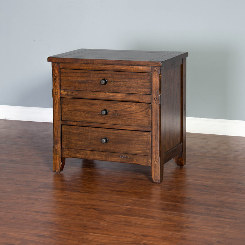 Katsuji 29'' W Nightstand, Dark Chocolate