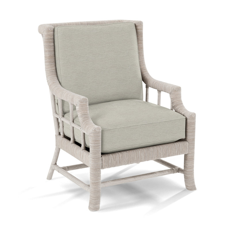 Fauteuil Lafayette, Beige de base; 0317-85, Blanc antique givré