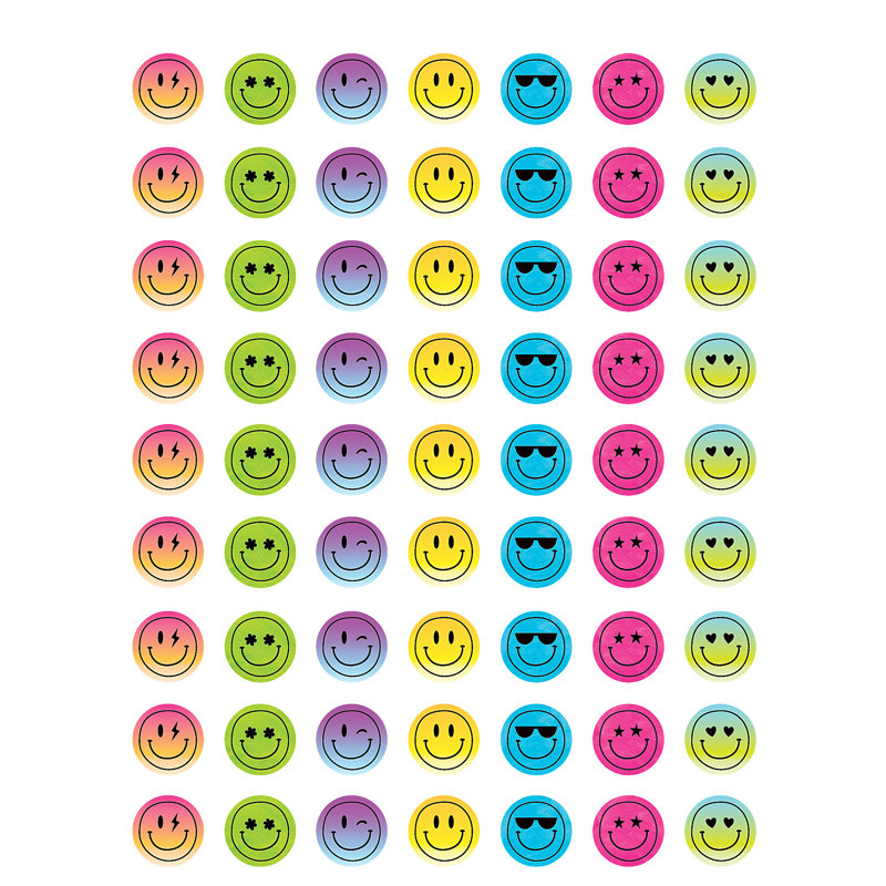 Mini-autocollants Brights 4Ever Smiley faces