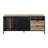 Nantan Rustic Oak & Black Finish TV Stand