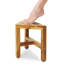 Tabouret de douche en teck, banc de douche en teck, repose-pieds de douche de 12 po pour pieds de rasage, banc de douche d'angle imperméable, tabouret de rangement, siège d'angle-2060689750