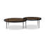 Yoko Nesting Set Of 2-Smoked Brown Cast Glass-1549576928
